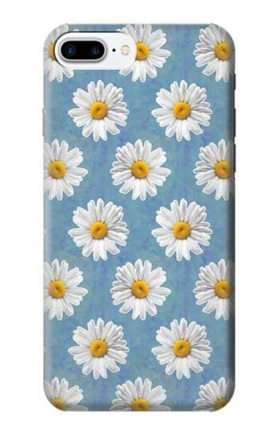 S3454 Floral Daisy Case Cover Custodia per iPhone 7 Plus, iPhone 8 Plus