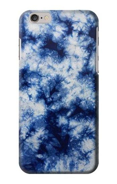 S3439 Fabric Indigo Tie Dye Case Cover Custodia per iPhone 6 Plus, iPhone 6s Plus