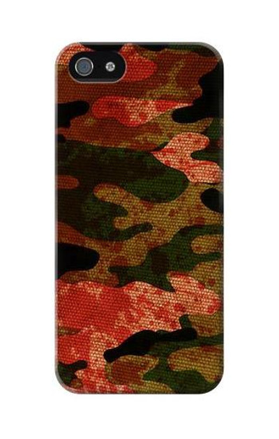 S3393 Camouflage Blood Splatter Case Cover Custodia per iPhone 5C