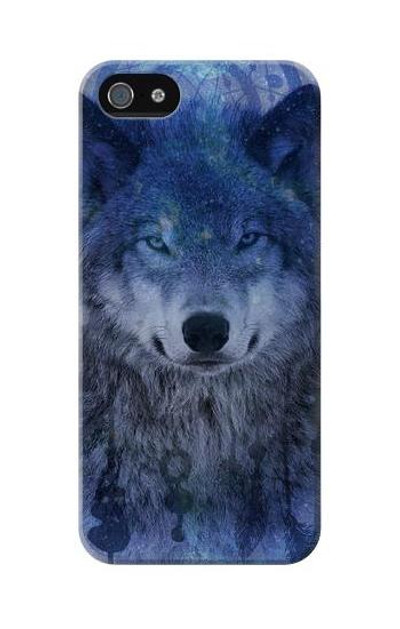 S3410 Wolf Dream Catcher Case Cover Custodia per iPhone 5C
