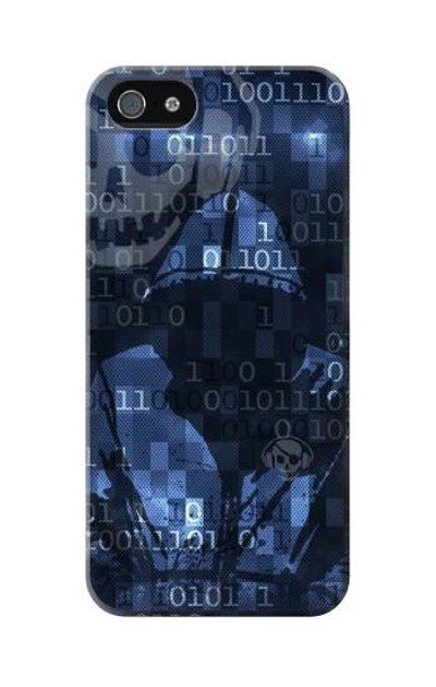 S3431 Digital Code Cyber Hacker Case Cover Custodia per iPhone 5C