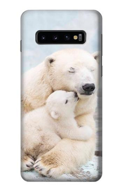 S3373 Polar Bear Hug Family Case Cover Custodia per Samsung Galaxy S10