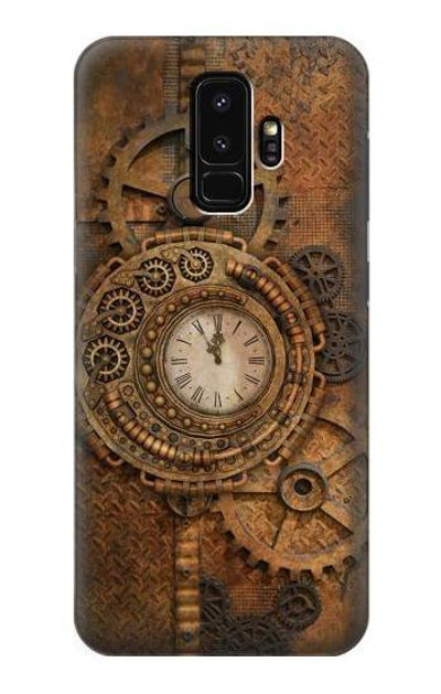 S3401 Clock Gear Streampunk Case Cover Custodia per Samsung Galaxy S9 Plus
