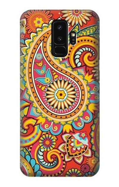 S3402 Floral Paisley Pattern Seamless Case Cover Custodia per Samsung Galaxy S9 Plus