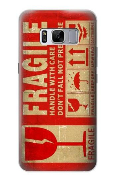 S3552 Vintage Fragile Label Art Case Cover Custodia per Samsung Galaxy S8 Plus