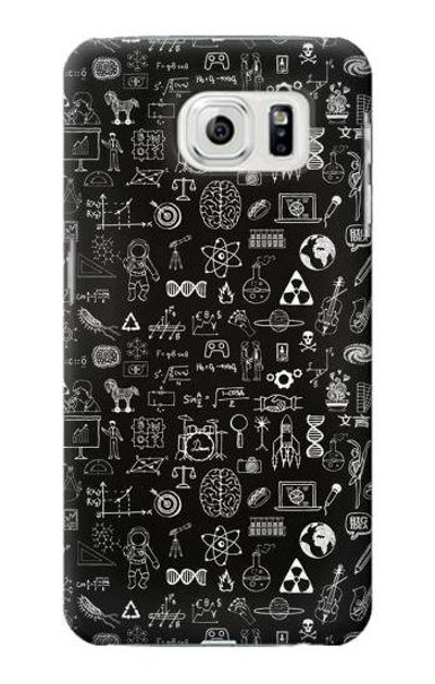 S3426 Blackboard Science Case Cover Custodia per Samsung Galaxy S7 Edge
