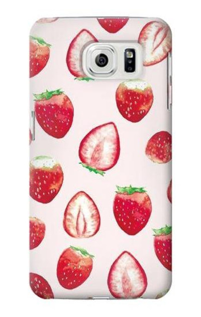 S3481 Strawberry Case Cover Custodia per Samsung Galaxy S7 Edge