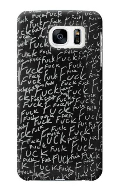 S3478 Funny Words Blackboard Case Cover Custodia per Samsung Galaxy S7