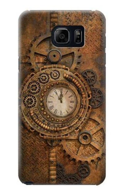 S3401 Clock Gear Streampunk Case Cover Custodia per Samsung Galaxy S6 Edge Plus