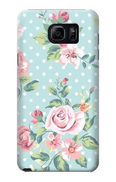 S3494 Vintage Rose Polka Dot Case Cover Custodia per Samsung Galaxy S6 Edge Plus