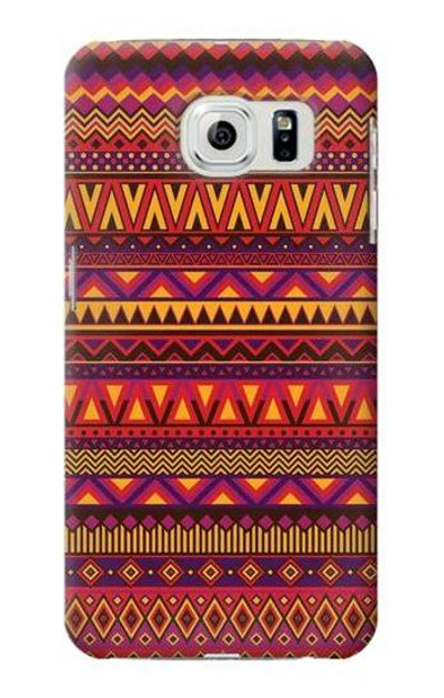 S3404 Aztecs Pattern Case Cover Custodia per Samsung Galaxy S6