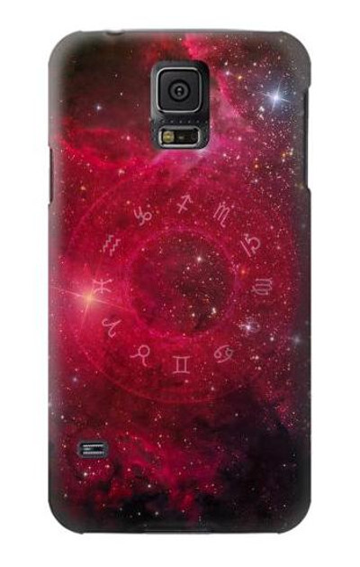 S3368 Zodiac Red Galaxy Case Cover Custodia per Samsung Galaxy S5