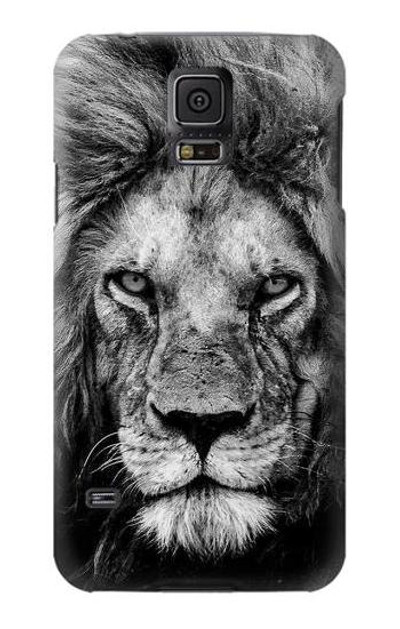 S3372 Lion Face Case Cover Custodia per Samsung Galaxy S5