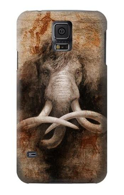 S3427 Mammoth Ancient Cave Art Case Cover Custodia per Samsung Galaxy S5
