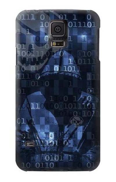 S3431 Digital Code Cyber Hacker Case Cover Custodia per Samsung Galaxy S5