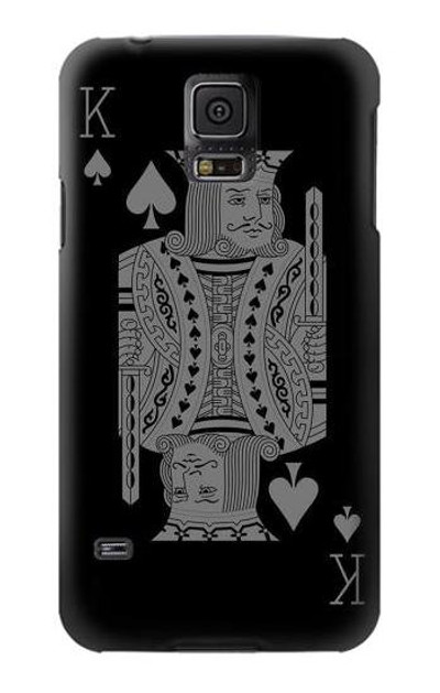 S3520 Black King Spade Case Cover Custodia per Samsung Galaxy S5