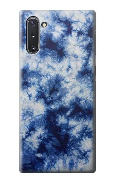 S3439 Fabric Indigo Tie Dye Case Cover Custodia per Samsung Galaxy Note 10