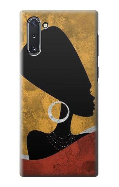 S3453 African Queen Nefertiti Silhouette Case Cover Custodia per Samsung Galaxy Note 10