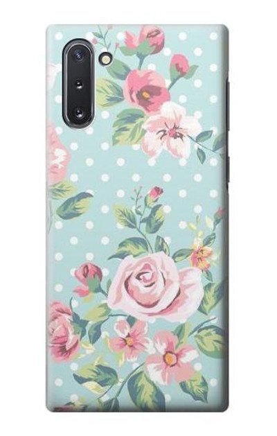 S3494 Vintage Rose Polka Dot Case Cover Custodia per Samsung Galaxy Note 10