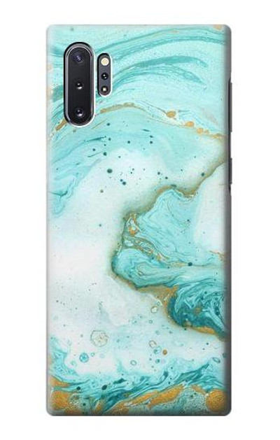 S3399 Green Marble Graphic Print Case Cover Custodia per Samsung Galaxy Note 10 Plus