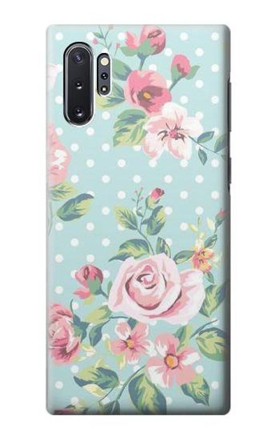 S3494 Vintage Rose Polka Dot Case Cover Custodia per Samsung Galaxy Note 10 Plus