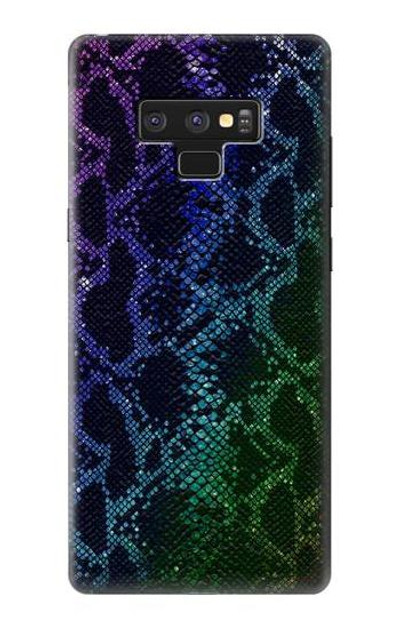 S3366 Rainbow Python Skin Graphic Print Case Cover Custodia per Note 9 Samsung Galaxy Note9