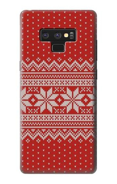 S3384 Winter Seamless Knitting Pattern Case Cover Custodia per Note 9 Samsung Galaxy Note9