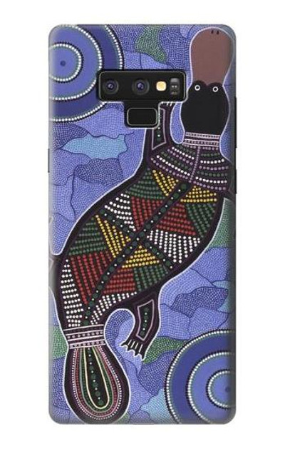 S3387 Platypus Australian Aboriginal Art Case Cover Custodia per Note 9 Samsung Galaxy Note9