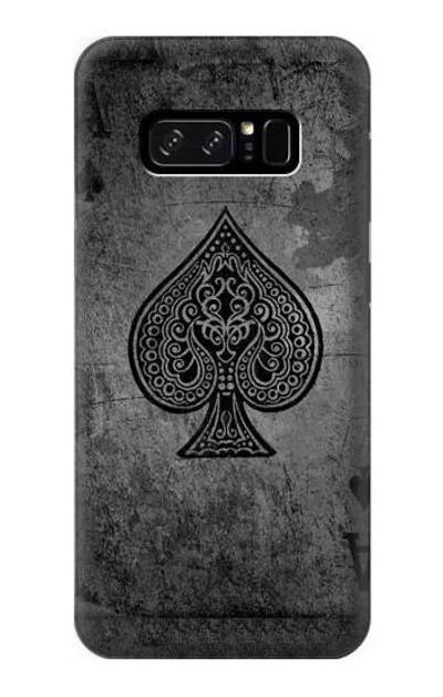 S3446 Black Ace Spade Case Cover Custodia per Note 8 Samsung Galaxy Note8