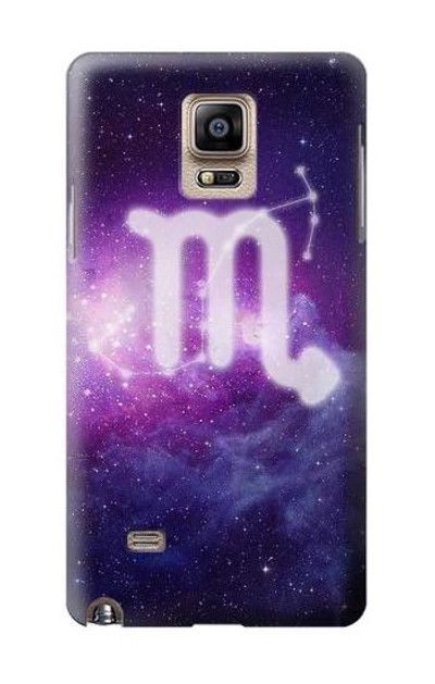 S3370 Zodiac Scorpio Case Cover Custodia per Samsung Galaxy Note 4