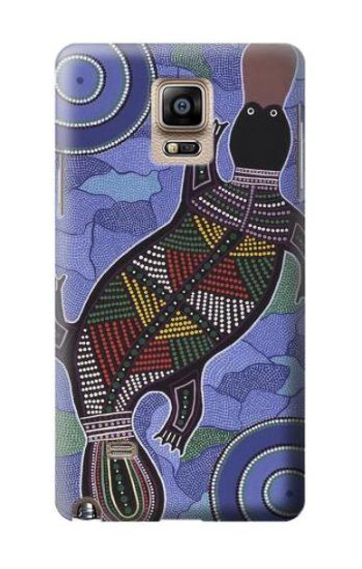 S3387 Platypus Australian Aboriginal Art Case Cover Custodia per Samsung Galaxy Note 4