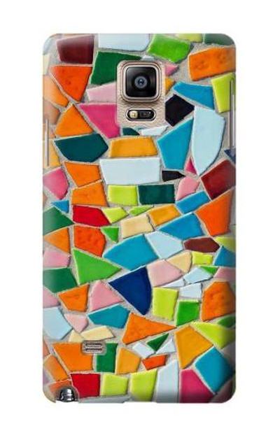S3391 Abstract Art Mosaic Tiles Graphic Case Cover Custodia per Samsung Galaxy Note 4