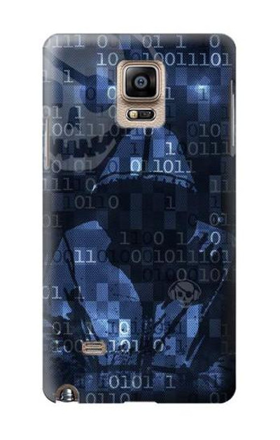 S3431 Digital Code Cyber Hacker Case Cover Custodia per Samsung Galaxy Note 4