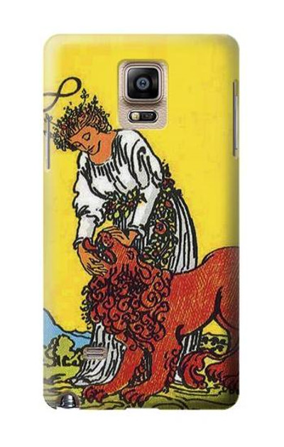 S3458 Strength Tarot Card Case Cover Custodia per Samsung Galaxy Note 4