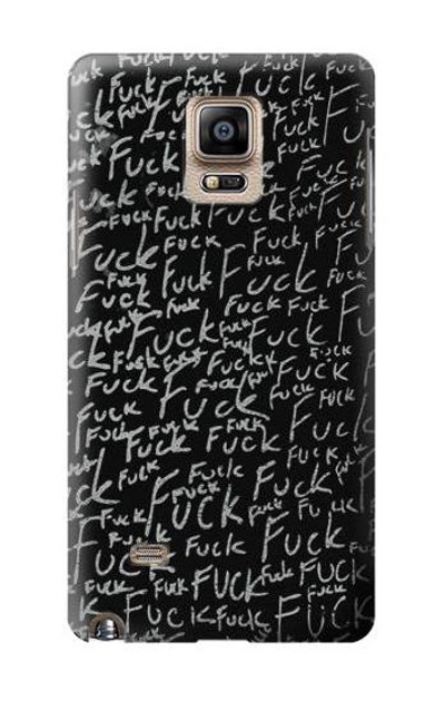 S3478 Funny Words Blackboard Case Cover Custodia per Samsung Galaxy Note 4