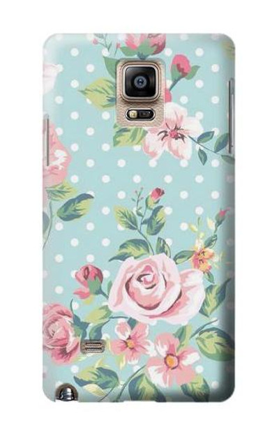 S3494 Vintage Rose Polka Dot Case Cover Custodia per Samsung Galaxy Note 4