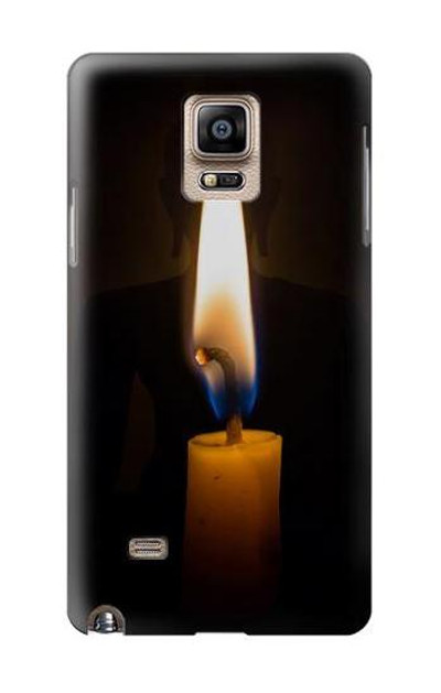 S3530 Buddha Candle Burning Case Cover Custodia per Samsung Galaxy Note 4