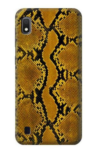 S3365 Yellow Python Skin Graphic Print Case Cover Custodia per Samsung Galaxy A10