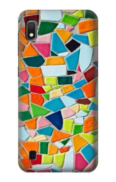 S3391 Abstract Art Mosaic Tiles Graphic Case Cover Custodia per Samsung Galaxy A10