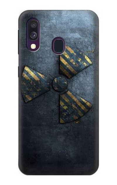 S3438 Danger Radioactive Case Cover Custodia per Samsung Galaxy A40