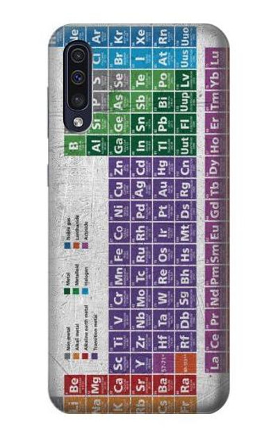 S3383 Periodic Table Case Cover Custodia per Samsung Galaxy A50