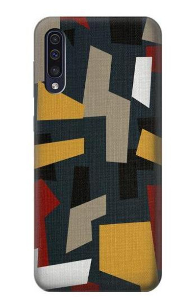 S3386 Abstract Fabric Texture Case Cover Custodia per Samsung Galaxy A50