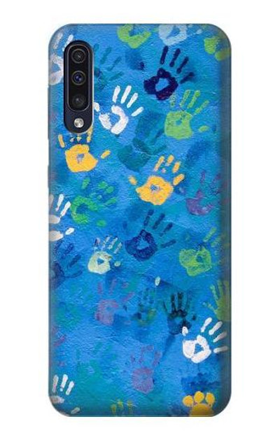 S3403 Hand Print Case Cover Custodia per Samsung Galaxy A50