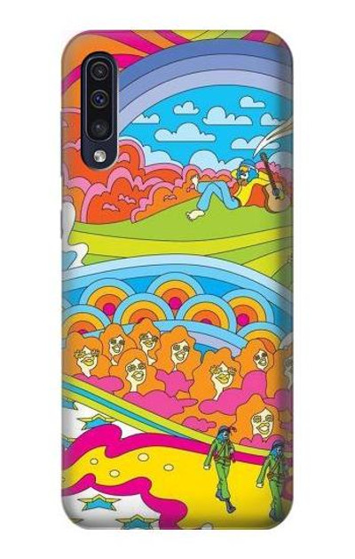 S3407 Hippie Art Case Cover Custodia per Samsung Galaxy A50