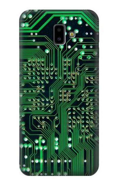 S3392 Electronics Board Circuit Graphic Case Cover Custodia per Samsung Galaxy J6+ (2018), J6 Plus (2018)