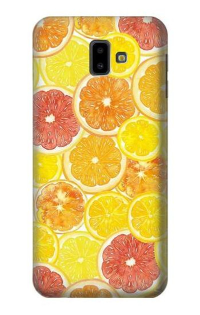 S3408 Lemon Case Cover Custodia per Samsung Galaxy J6+ (2018), J6 Plus (2018)