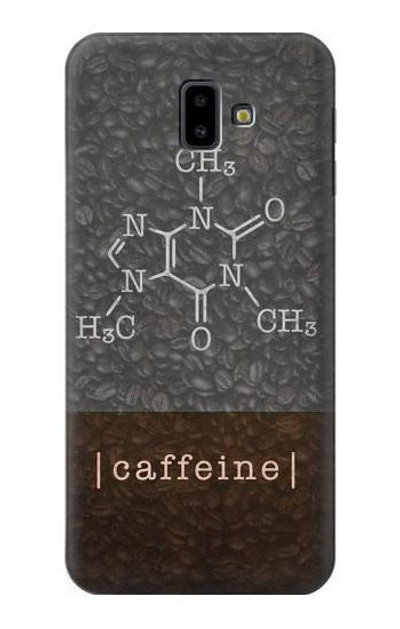 S3475 Caffeine Molecular Case Cover Custodia per Samsung Galaxy J6+ (2018), J6 Plus (2018)