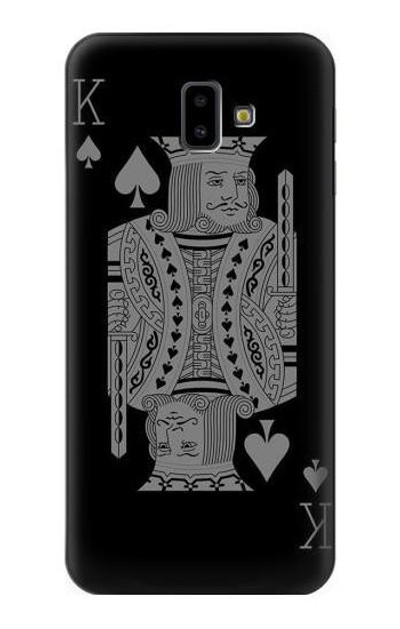 S3520 Black King Spade Case Cover Custodia per Samsung Galaxy J6+ (2018), J6 Plus (2018)