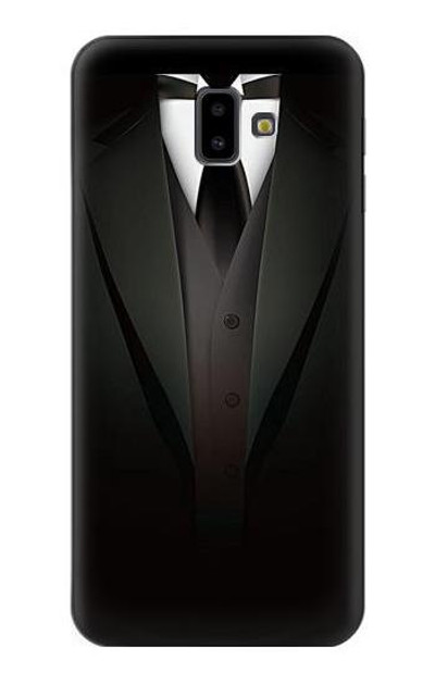 S3534 Men Suit Case Cover Custodia per Samsung Galaxy J6+ (2018), J6 Plus (2018)