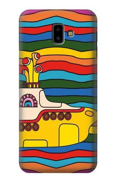 S3599 Hippie Submarine Case Cover Custodia per Samsung Galaxy J6+ (2018), J6 Plus (2018)